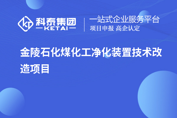 金陵石化煤化工凈化裝置技術改造項目