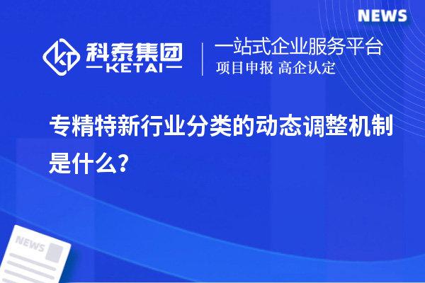 專精特新行業分類的動態調整機制是什么？