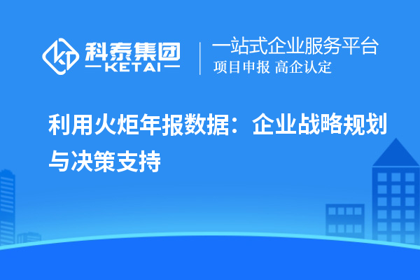 利用火炬年報數據：企業戰略規劃與決策支持
