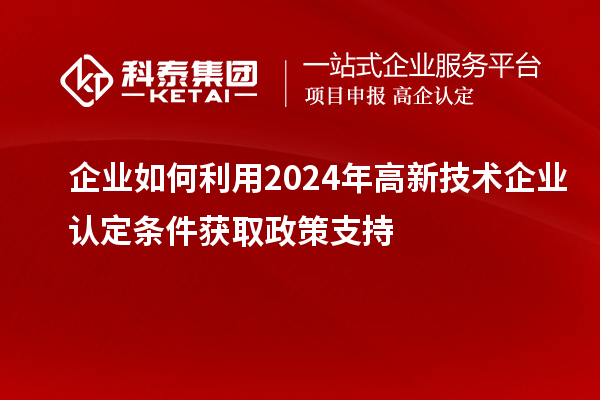 2024年高新技術企業認定與政策支持指南