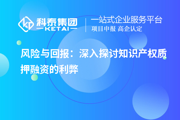風險與回報：深入探討知識產(chǎn)權(quán)質(zhì)押融資的利弊