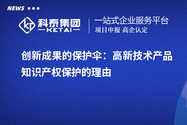 創新成果的保護傘：高新技術產品知識產權保護的理由